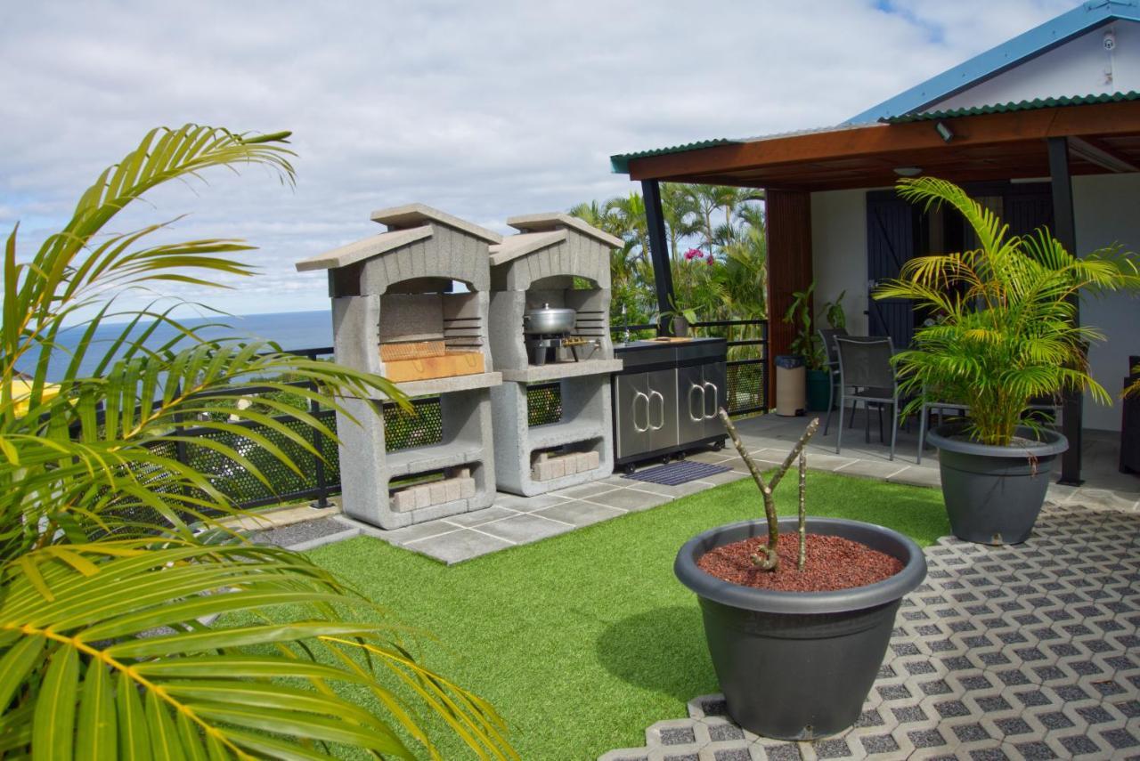Ka Hema - Maison Entiere Avec Jacuzzi Et Vue Sur Mer Saint-Joseph Esterno foto