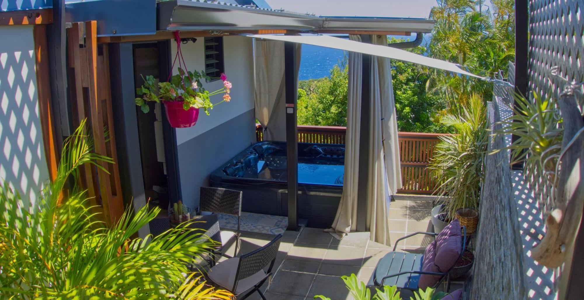 Ka Hema - Maison Entiere Avec Jacuzzi Et Vue Sur Mer Saint-Joseph Esterno foto